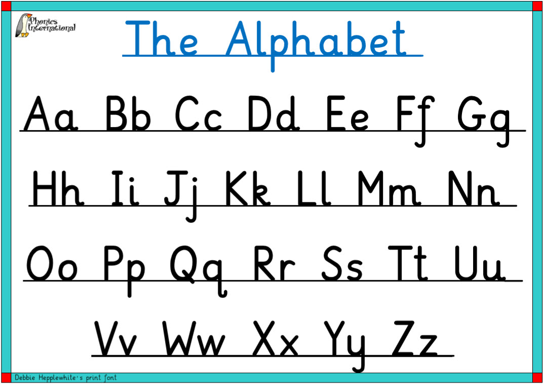Free Printable Individual Alphabet Letters Upper And Lowercase Gaming